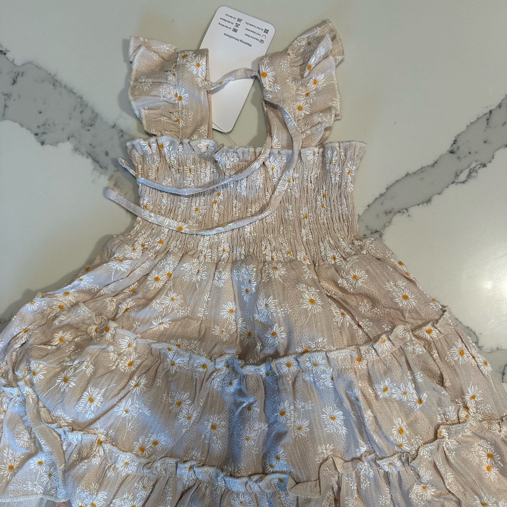 Floral Daisy Ruffled Dress toddler